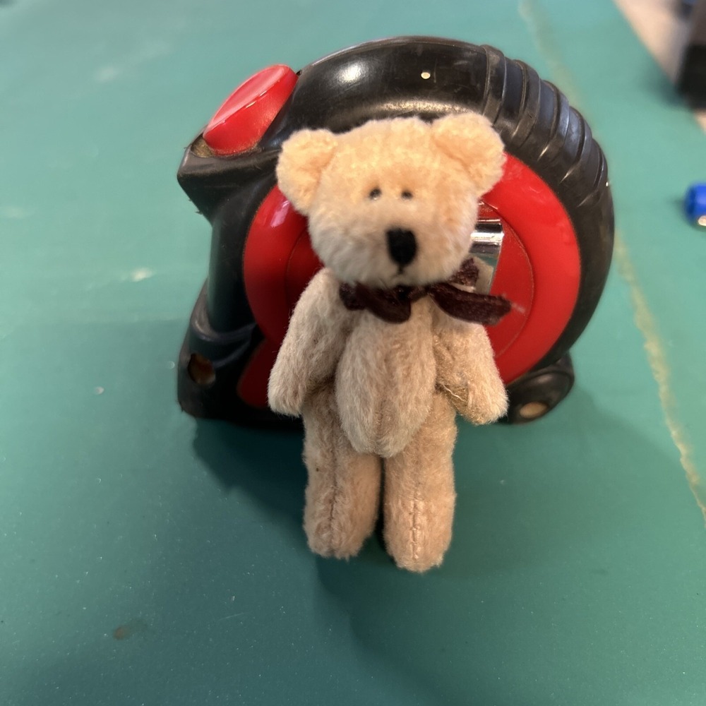Vintage Pacific Craft Miniature Jointed Teddy Bear Mini NOS Tan Cute!!